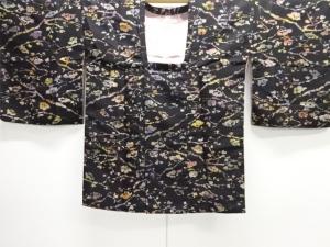 大正ロマン　枝花模様道行コート